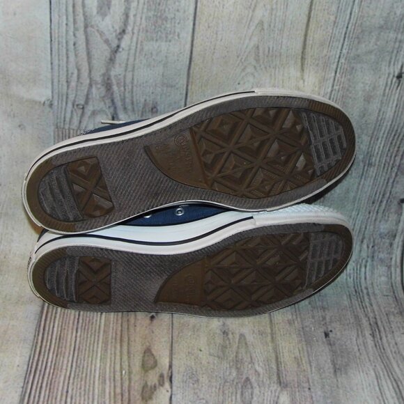 CONVERSE Chuck Taylor All Star OX Navy Blue Sneakers Womens Size 8.5 - Picture 2 of 7